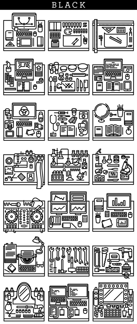 free iconic desk icons - 21-free-iconic-desks