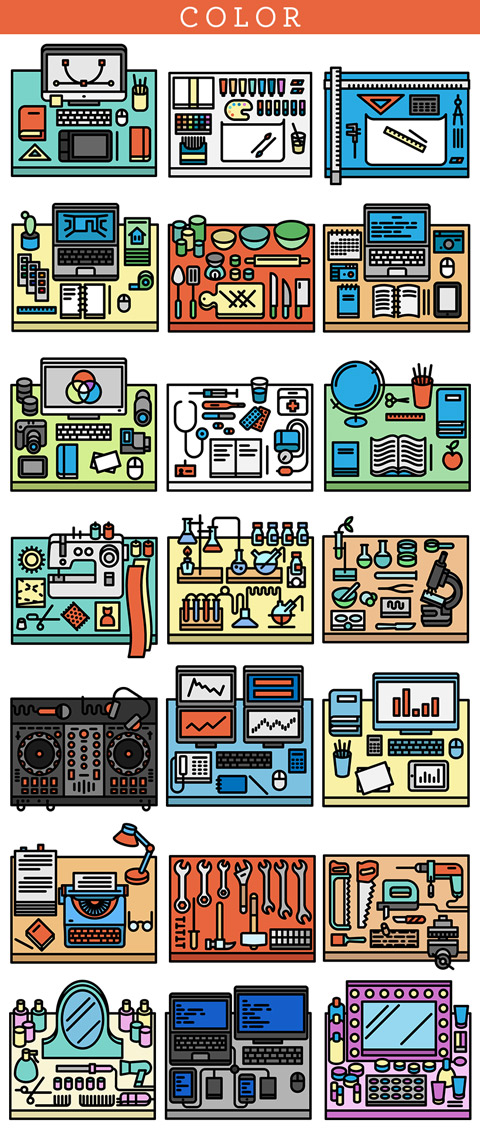 free iconic desk icons - 21-free-iconic-desks