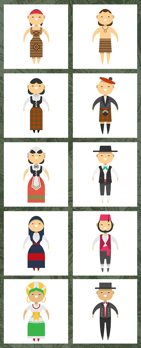 free people icons - People-around-the-world-icons