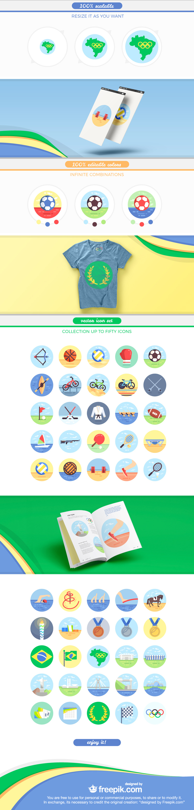 FREE RIO ICON SET 2016
