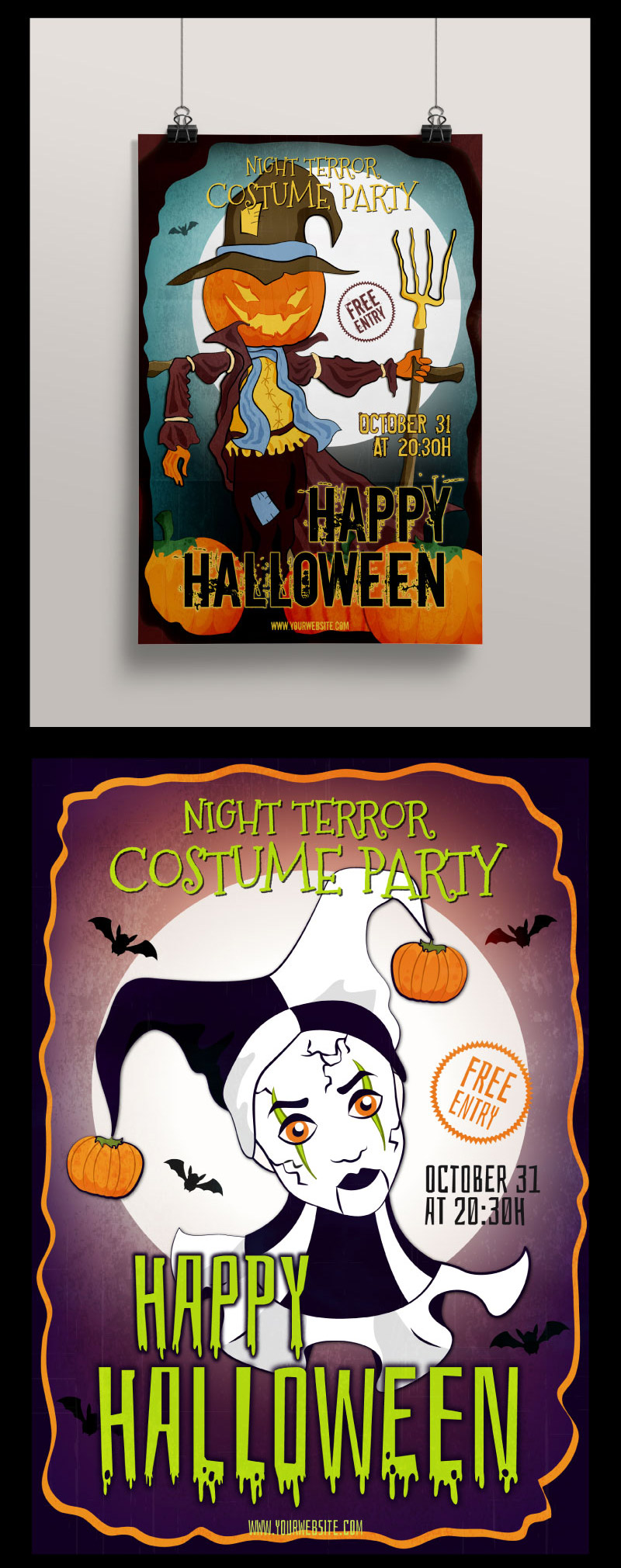 free halloween posters - free-halloween-posters-preview-02