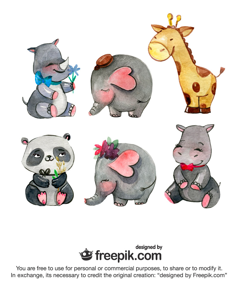 free watercolor animalitos - animals-in-waterwatercolor-preview-04