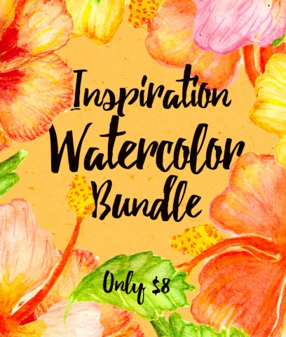 Inspiration watercolor Bundle Cover