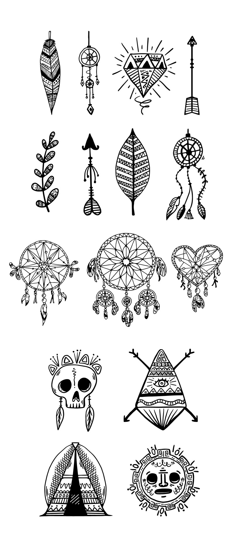 free ethnic design elements - ethnicelements-preview-03