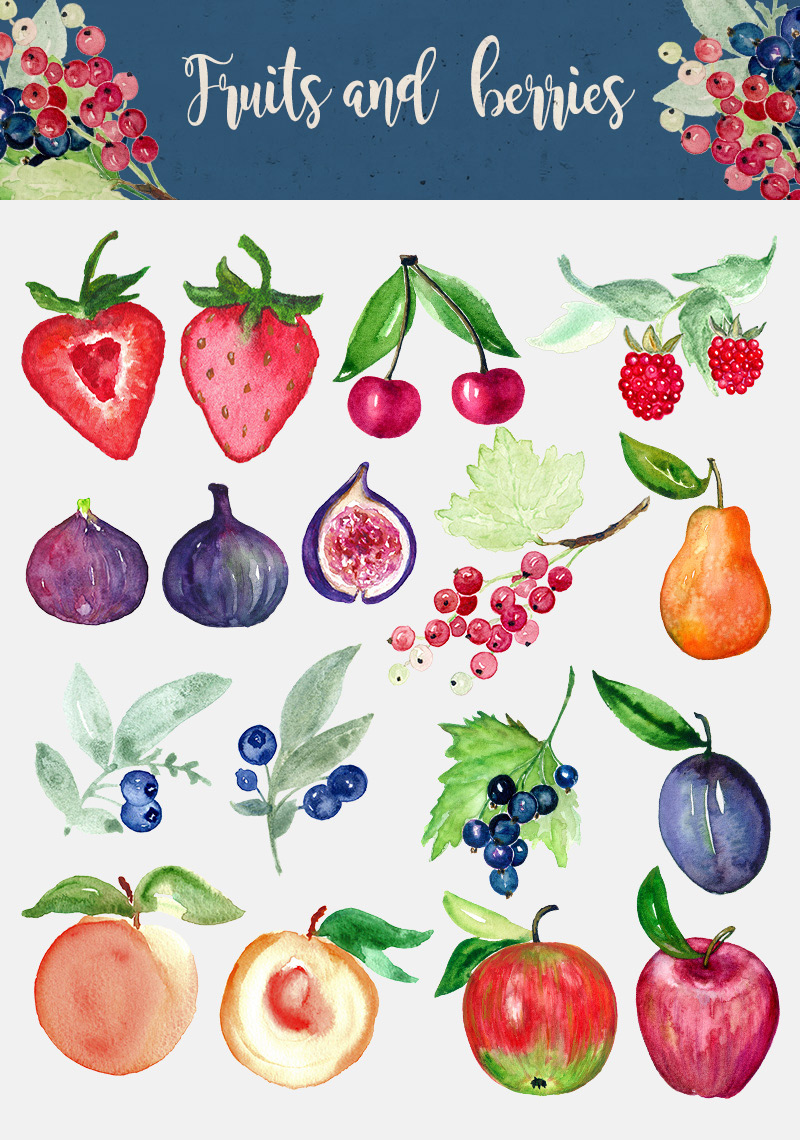 spring watercolor elements - 590 watercolor elements - Spring-Bundle-Preview-34