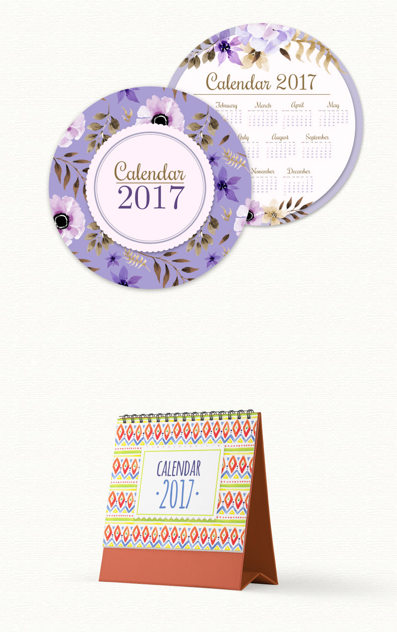 free watercolor calendar - Watercolor-Calendar-Collection-Preview-02