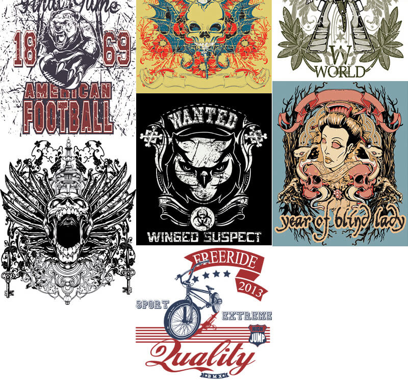217 t-shirt designs - 217 Tshirt Designs Preview 31