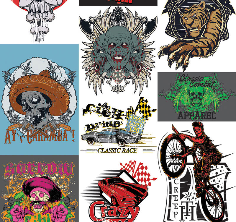 217 t-shirt designs - 217 Tshirt Designs Preview 4