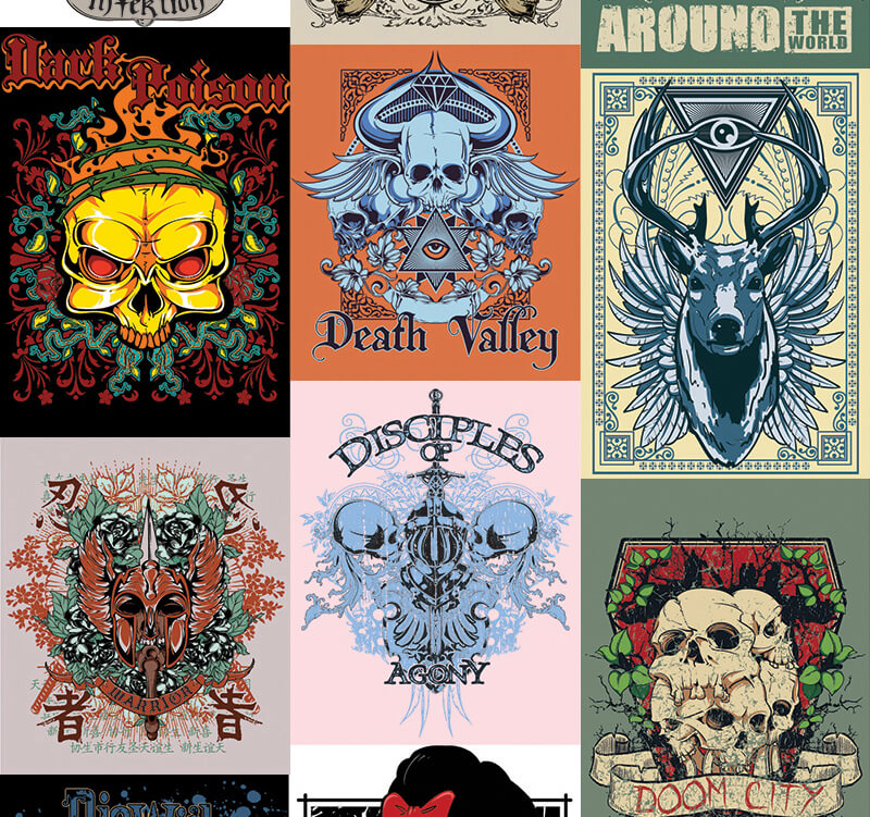 217 t-shirt designs - 217 Tshirt Designs Preview 6