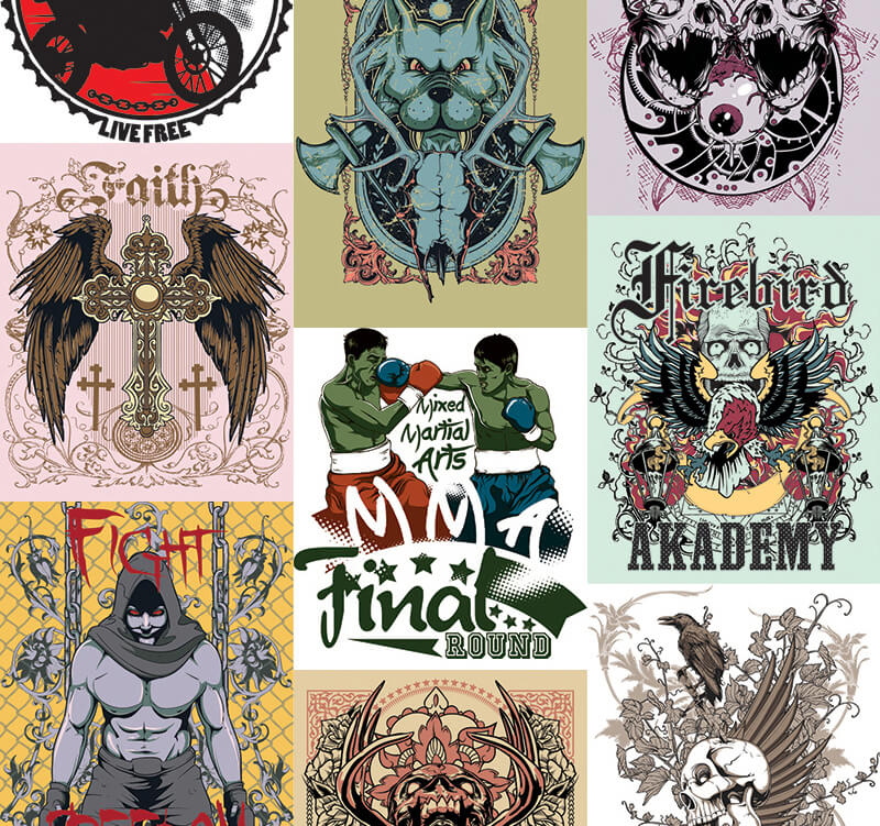 217 t-shirt designs - 217 Tshirt Designs Preview 8