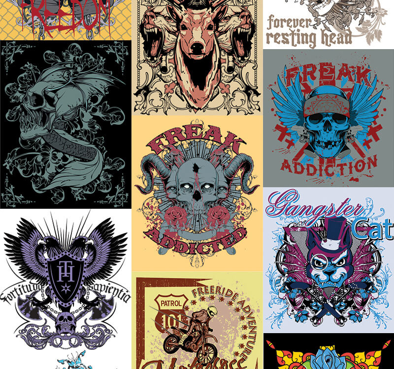 217 t-shirt designs - 217 Tshirt Designs Preview 9