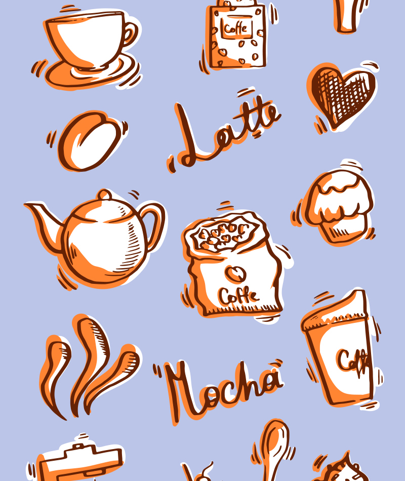 FREE Coffee Drawings Preview 2