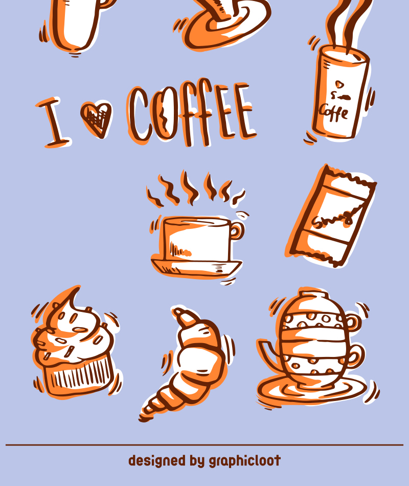 FREE Coffee Drawings Preview 4