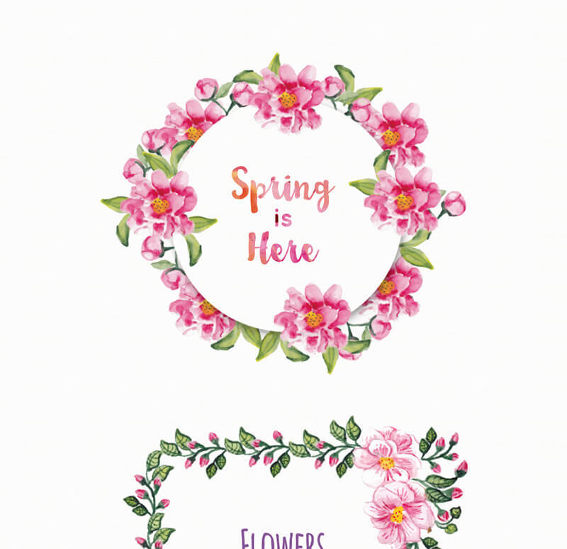 free floral frames - FREE-Floral-frames-Preview 1