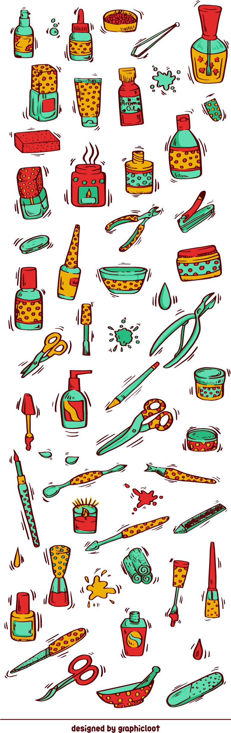 free nail care doodles - Nail Care Doodle