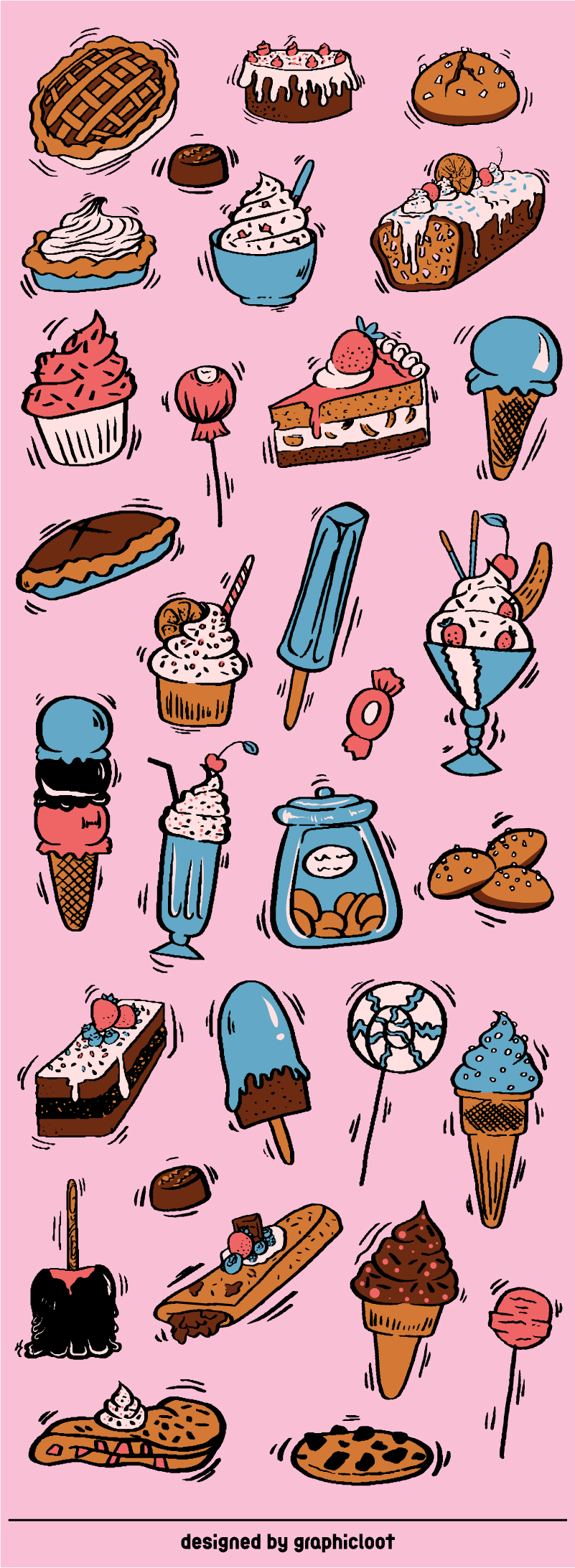 free sweets design bundle - Sweets Preview