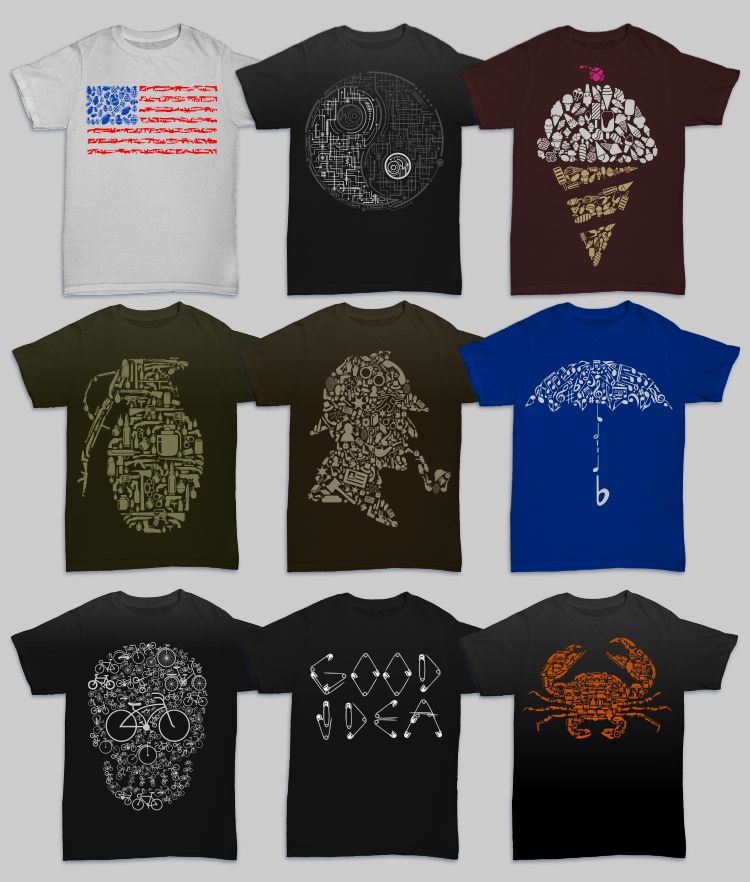 caffein art mega bundle - Graphicloot Preview All Designs 6