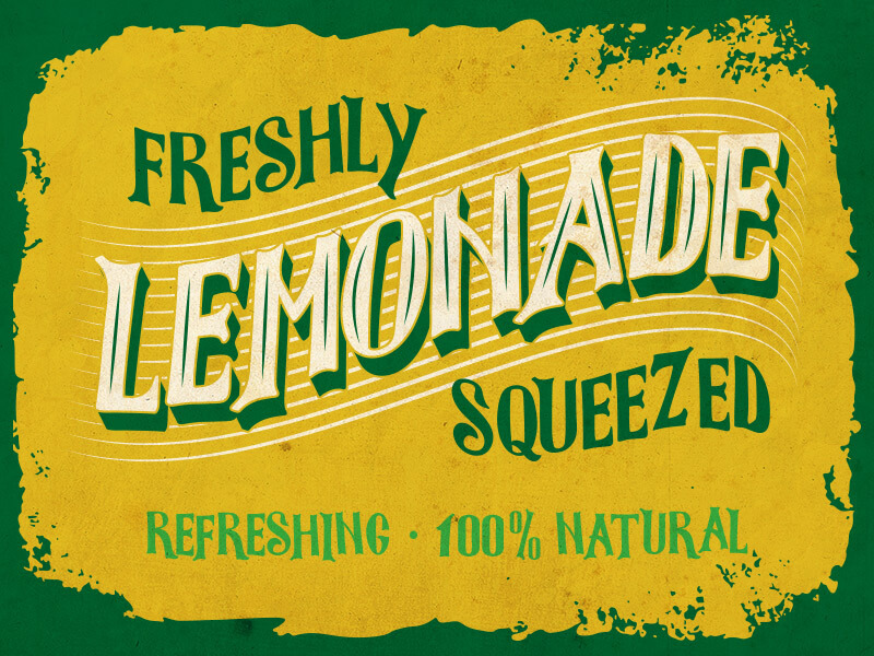free antique script font - Lemonade