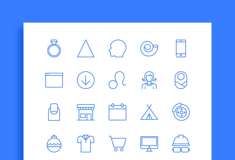 free minimalist icons - Graphicloot-Freebie-Preview-01