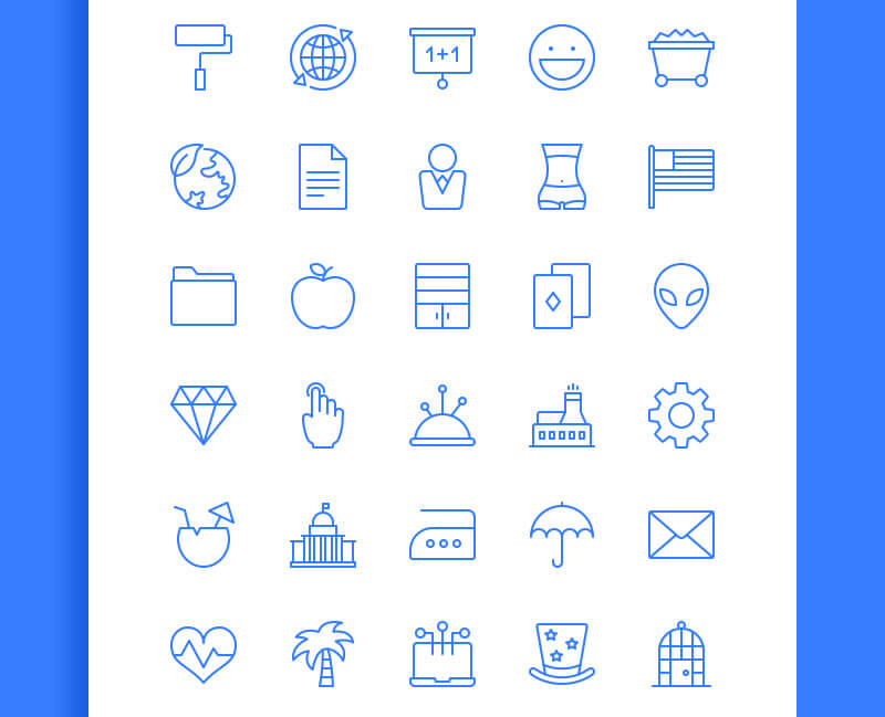 free minimalist icons - Graphicloot-Freebie-Preview-02