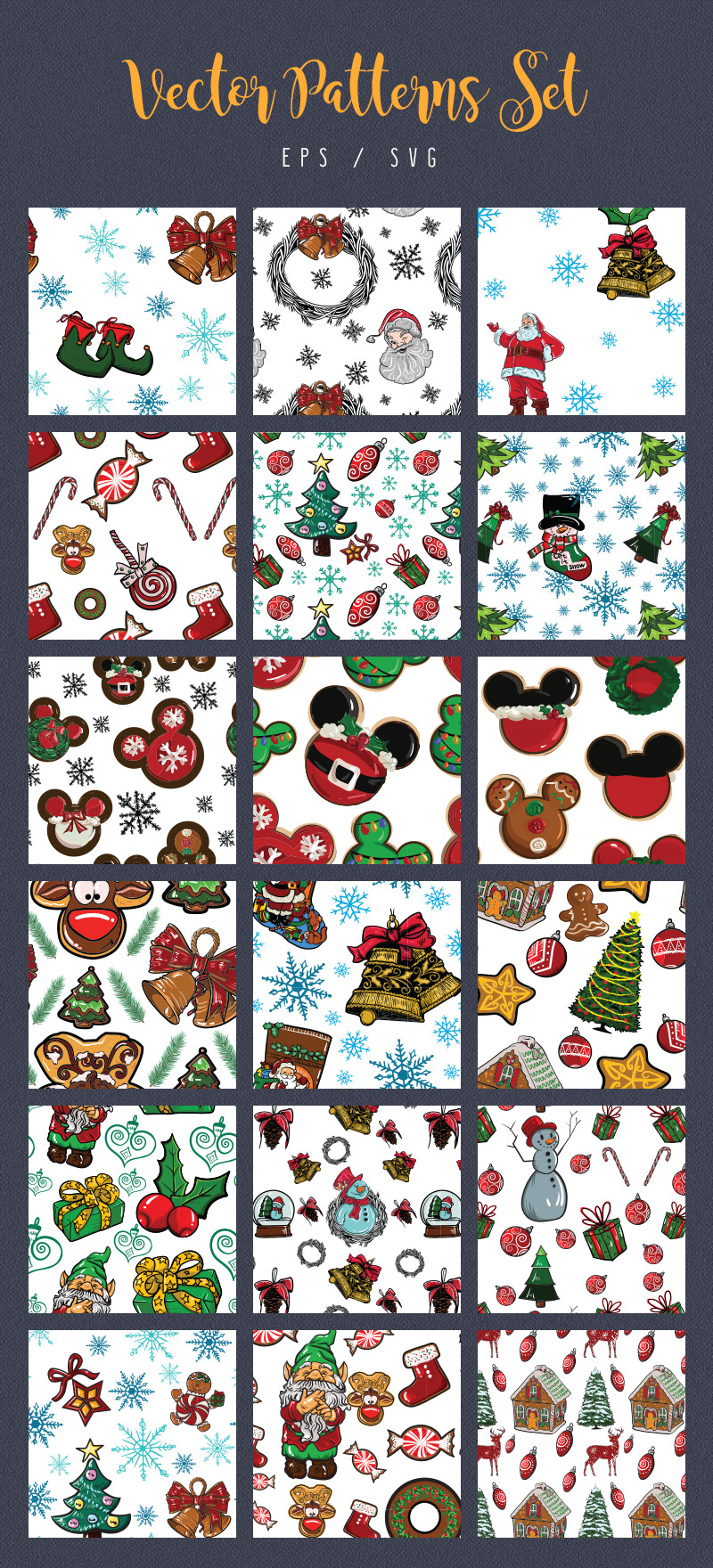 santa's bundle christmas watercolor - christmas watercolor design bundle - santas-bundle-preview-11