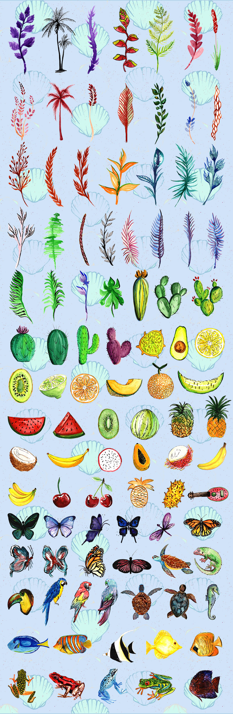 tropical design bundle - Tropical-Bundle_Prezentare_3-v2