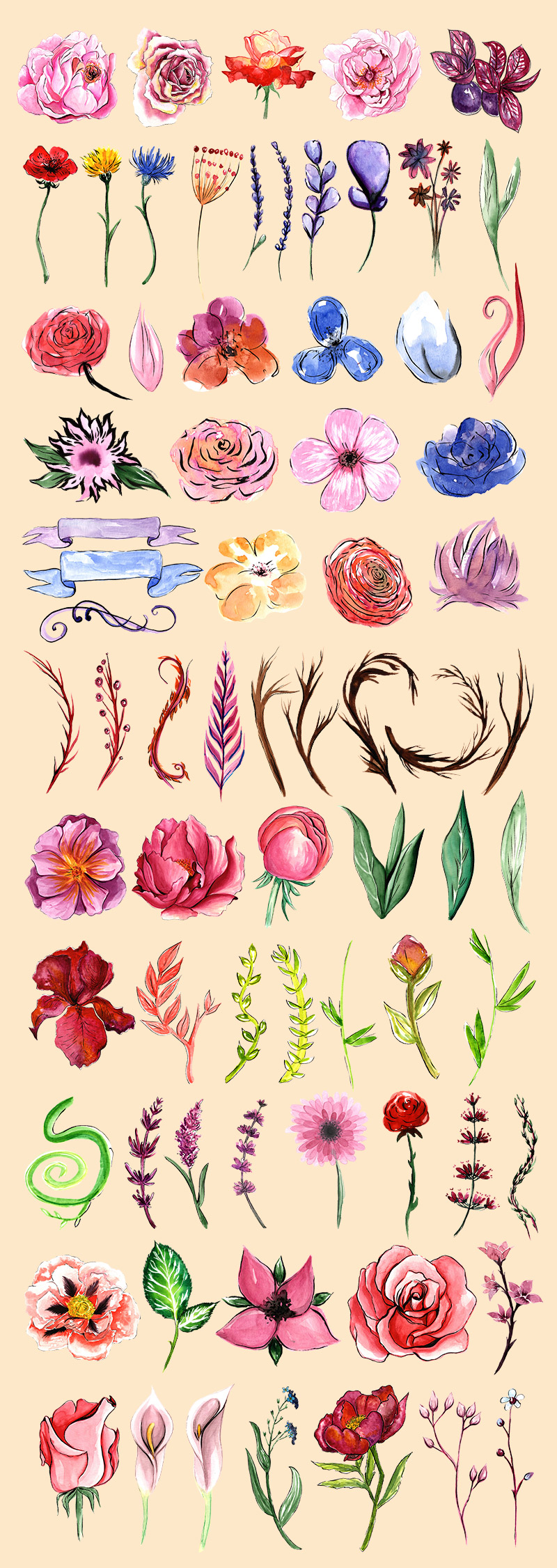 valentine's day design bundle - Valentines-Day-Preview-Elements-04