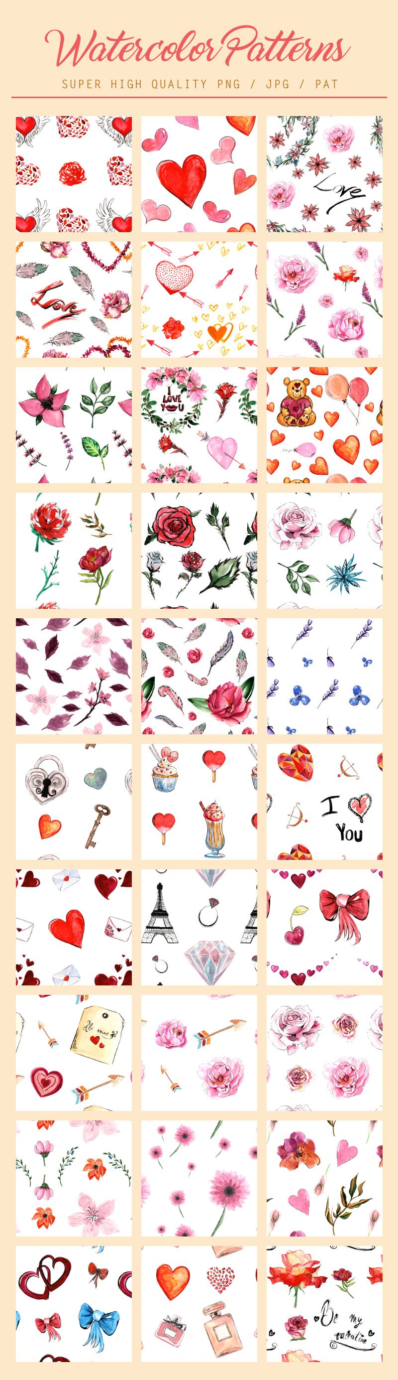valentine's day design bundle - Valentines-Day-Preview-Elements-16