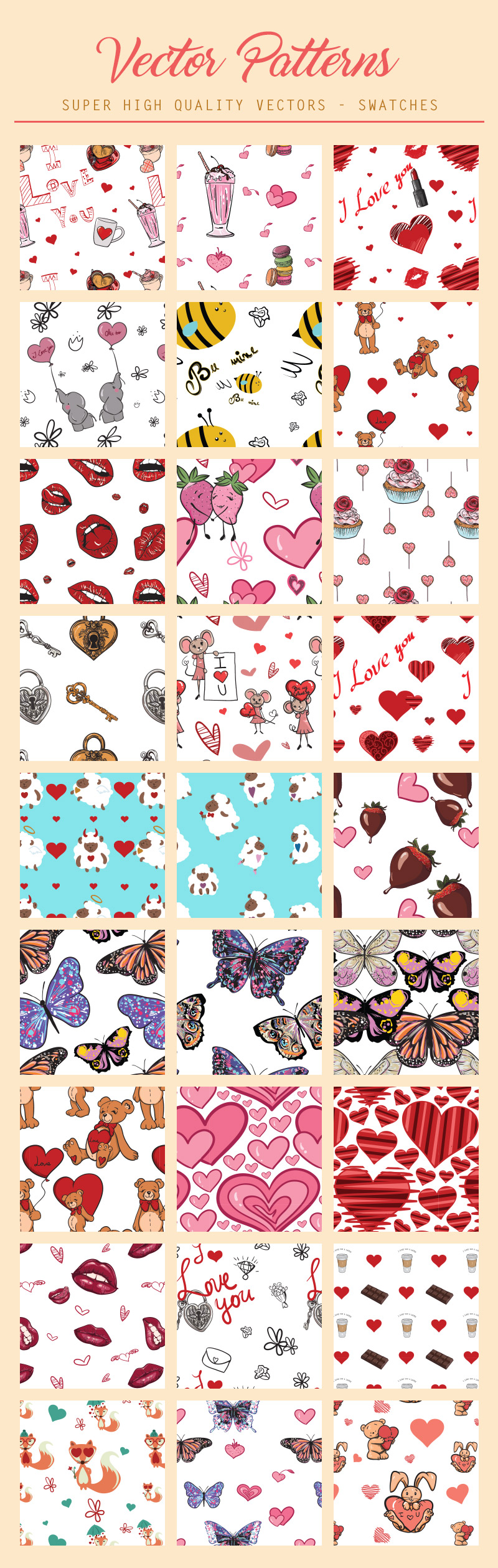 valentine's day design bundle - Valentines-Day-Preview-Elements-18