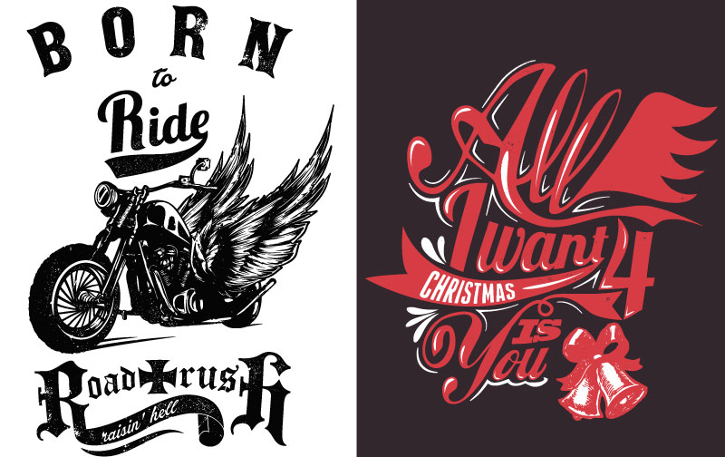 high quality vector graphics - free t-shirt design