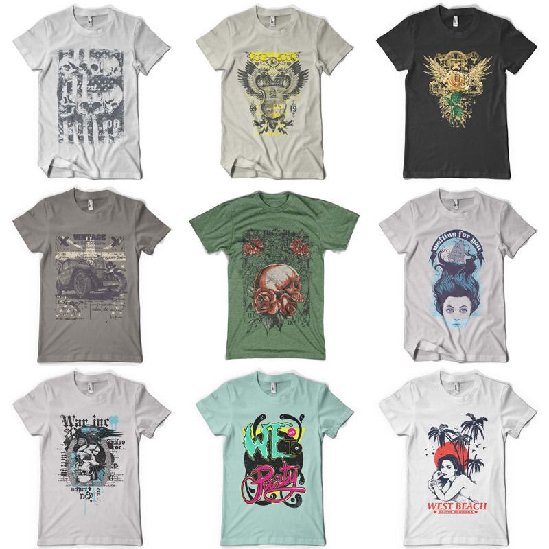 premium t-shirt designs - premium t-shirt vector art - 100-T-shirt-Designs-11