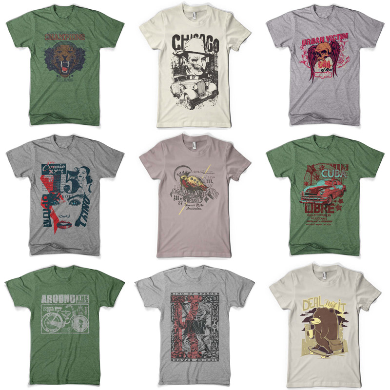 premium t-shirt designs - premium t-shirt vector art - 100-T-shirt-Designs-2
