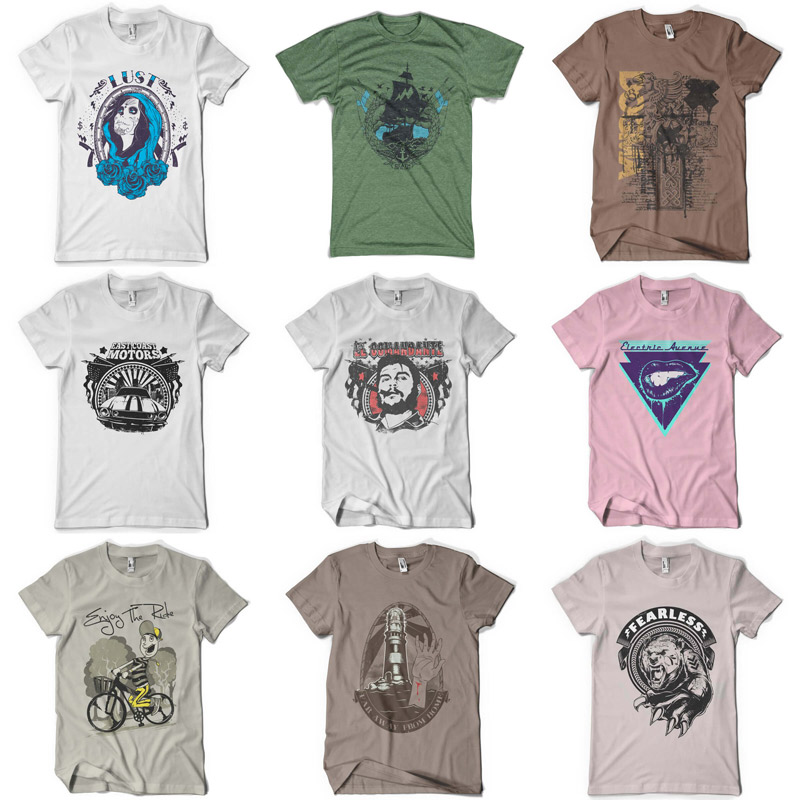 premium t-shirt designs - premium t-shirt vector art - 100-T-shirt-Designs-3
