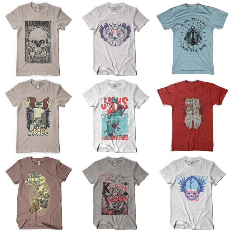 premium t-shirt designs - premium t-shirt vector art - 100-T-shirt-Designs-5