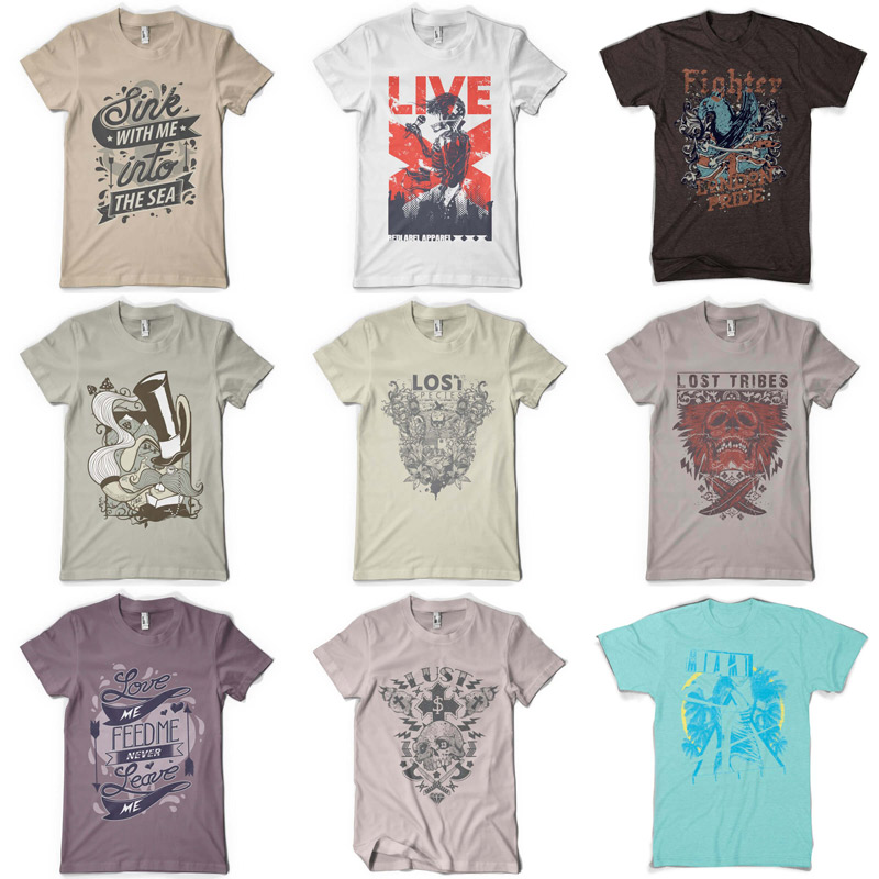 premium t-shirt designs - premium t-shirt vector art - 100-T-shirt-Designs-6