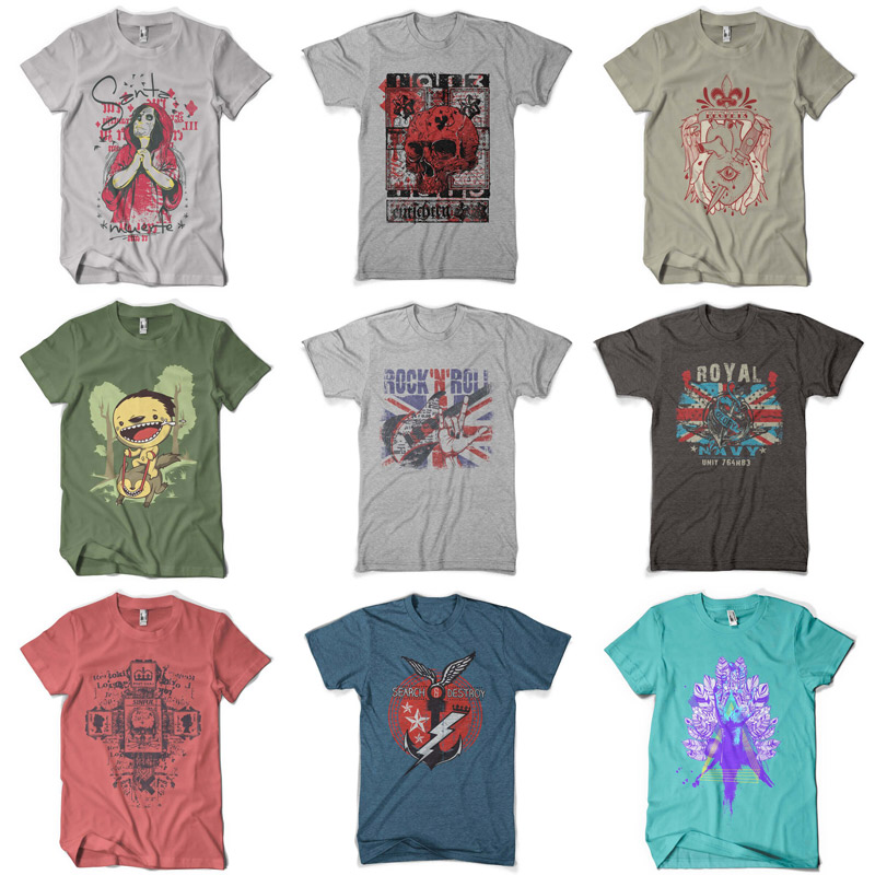 premium t-shirt designs - premium t-shirt vector art - 100-T-shirt-Designs-8