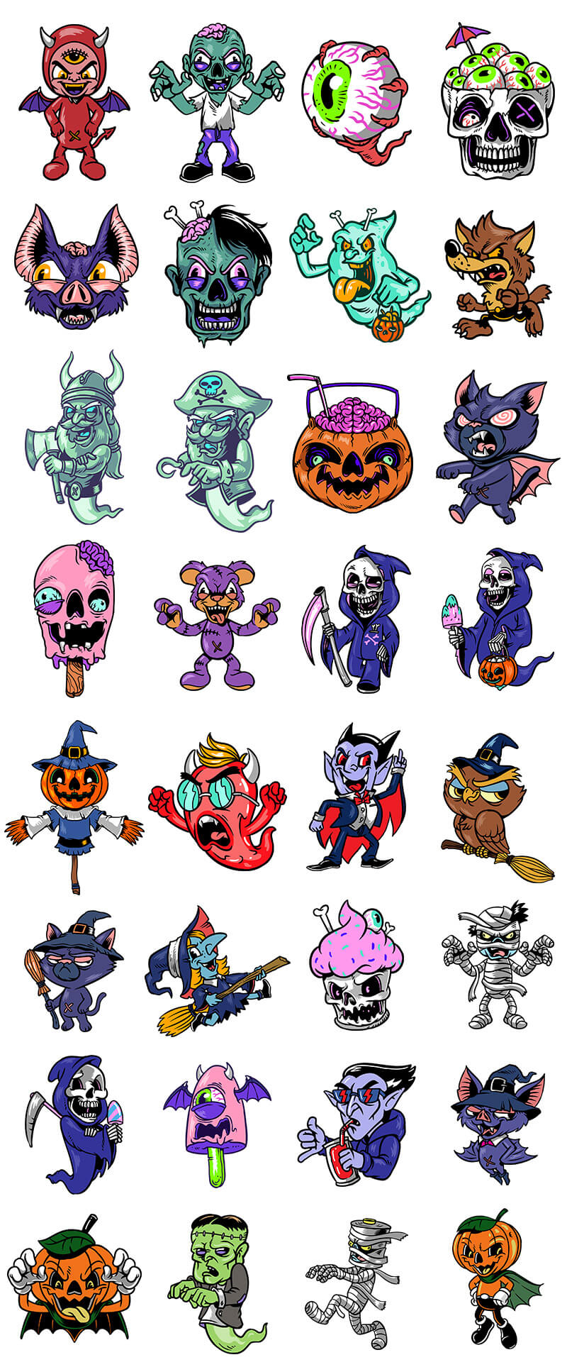 halloween vector design bundle - Halloween Mega Bundle Preview 1