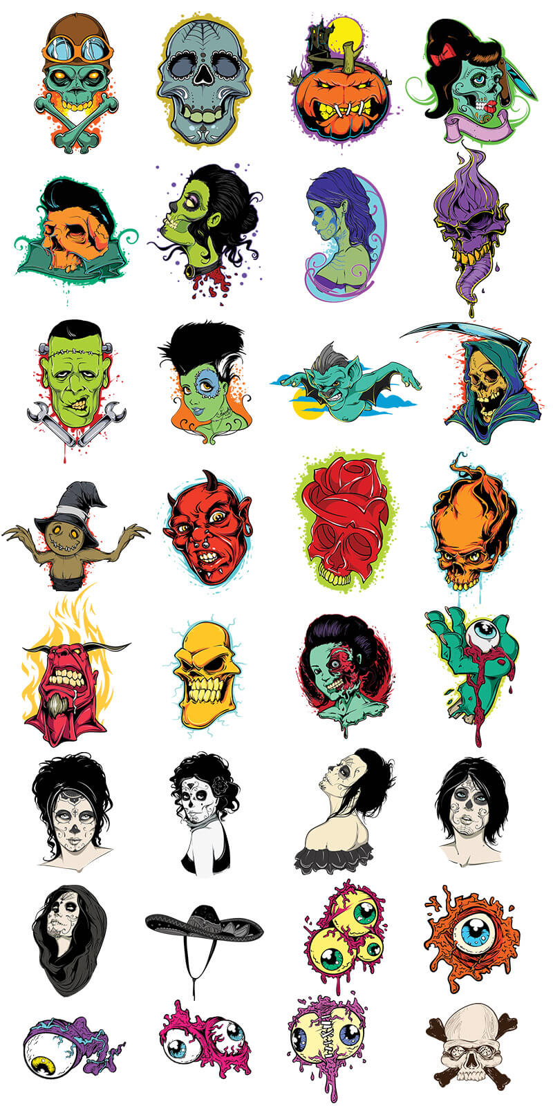 halloween vector design bundle - Halloween Mega Bundle Preview 13