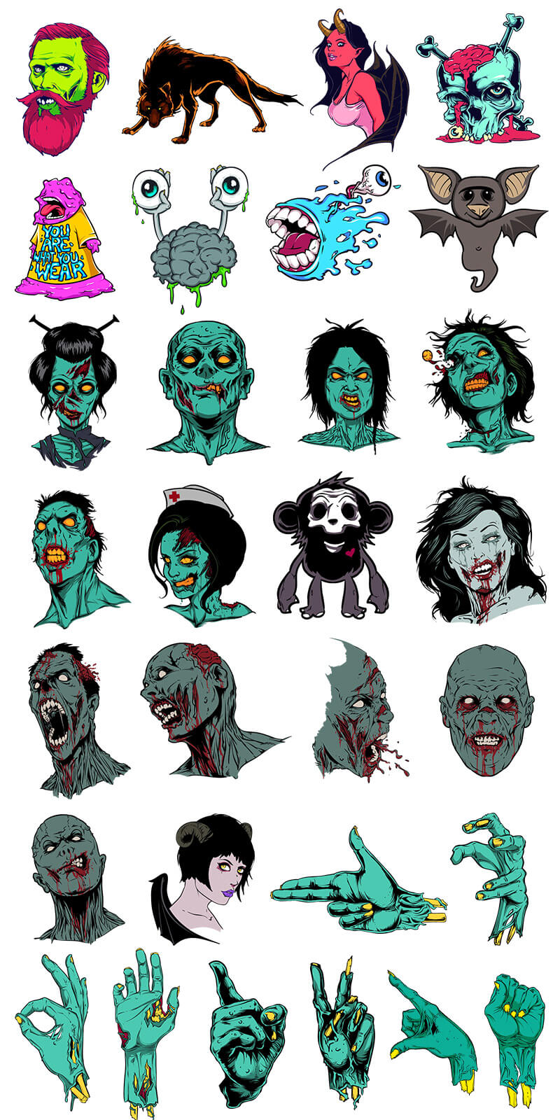 halloween vector design bundle - Halloween Mega Bundle Preview 7