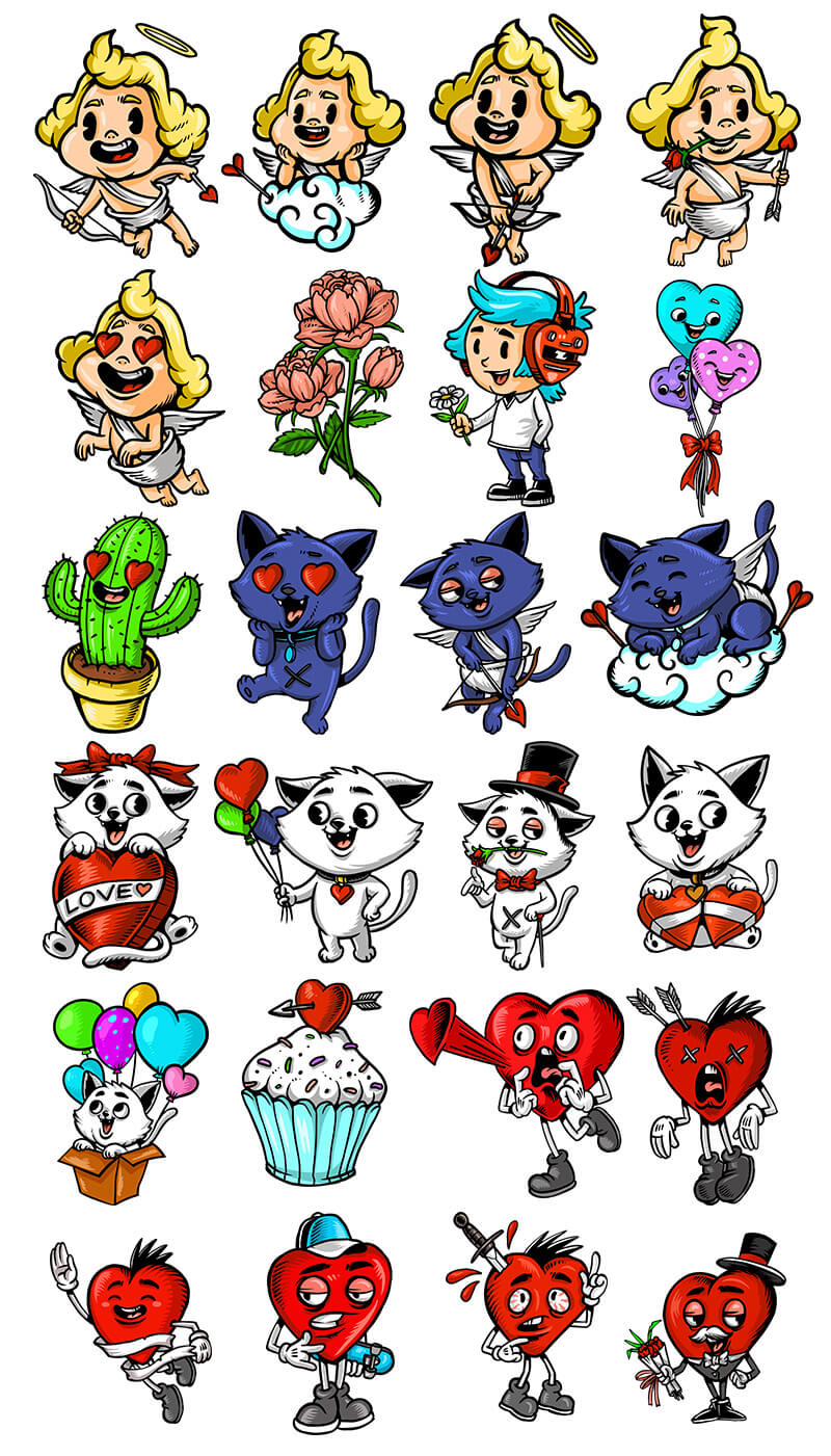 valentine designs bundle - Bundle of Love Preview 28