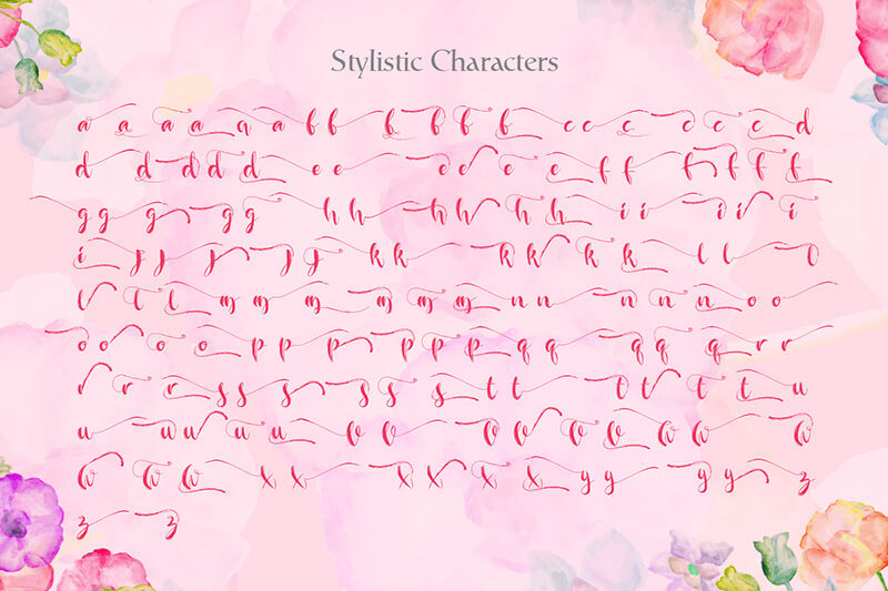 unique calligraphy script fonts - 10 Awesome, unique calligraphy fonts Preview 16