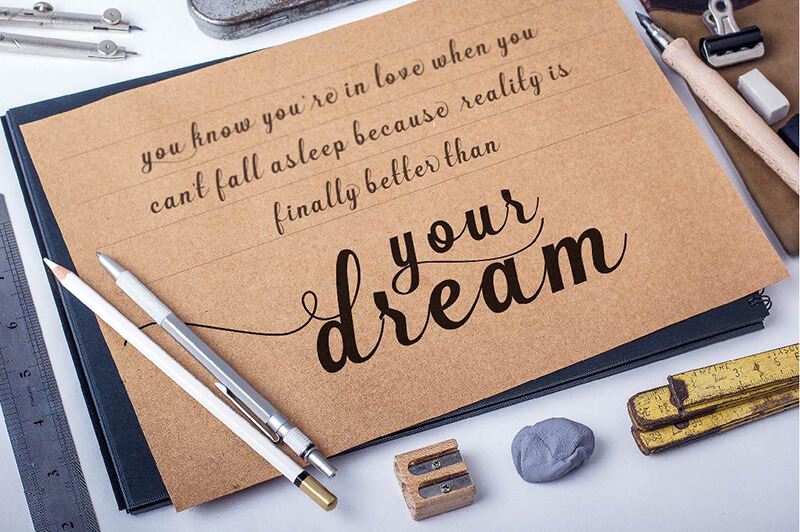 unique calligraphy script fonts - 10 Awesome, unique calligraphy fonts Preview 24