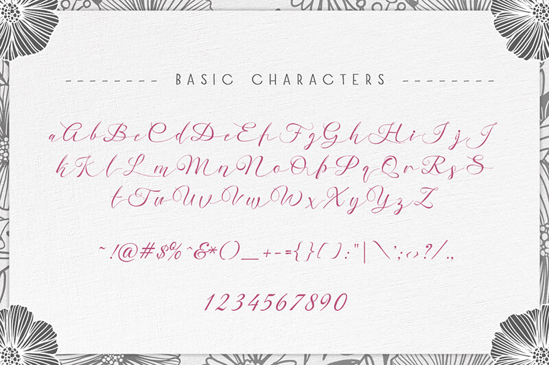unique calligraphy script fonts - 10 Awesome, unique calligraphy fonts Preview 26