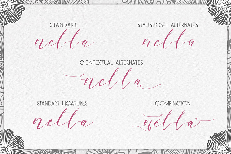 unique calligraphy script fonts - 10 Awesome, unique calligraphy fonts Preview 27