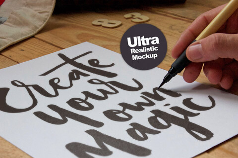 free ultra realistic mockups - 3 Ultra Realistic Mockups 07