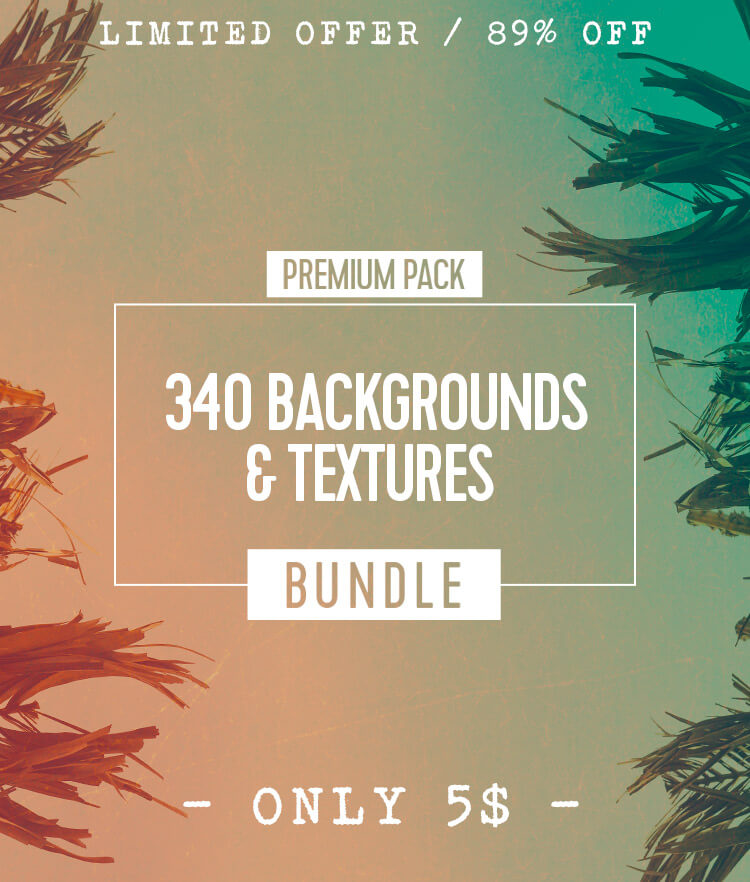 340 Backgrounds and Textures Bundle Cover