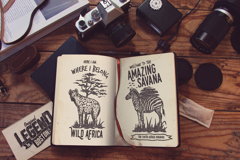 free art mockups - 4 High Quality Art Mockups Preview 06