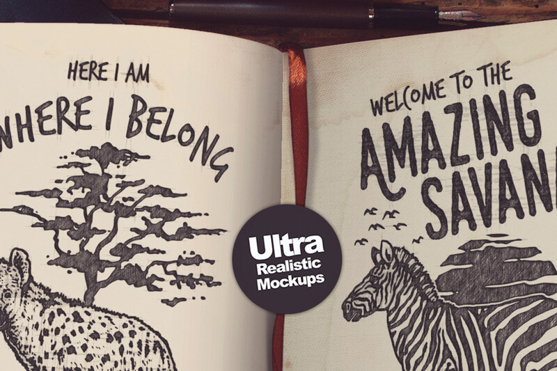 free art mockups - 4 High Quality Art Mockups Preview 07