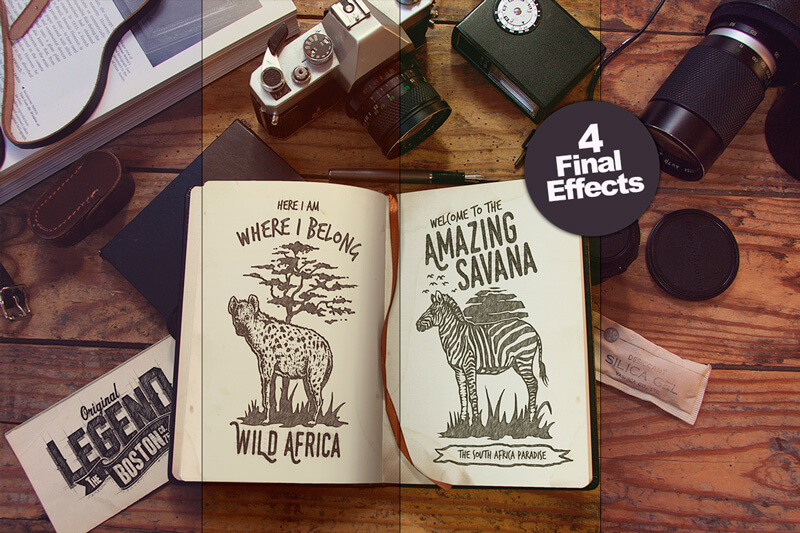 free art mockups - 4 High Quality Art Mockups Preview 09
