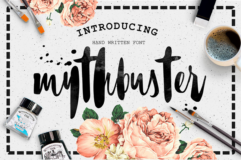 written font bundle - 8 Incredible Written Fonts Preview 01